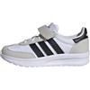 adidas Unisex - Bambini e Ragazzi Run 70S 2.0 Children Shoes, Ftwr White/Core Black/Grey One, 35 EU