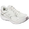 Skechers Sneaker Go Run Consistent 2.0 da Donna, Pelle Naturale con Finiture Dorate, 40 EU