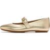Fitflop Delicato Mary Janes Ballerine da Donna, in Pelle, Platino, 39, Platino, 6 UK Narrow