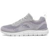 Skechers Sneaker Track Glendor Uomo, Grigio Knit Pu, 41 EU