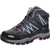 CMP Kids Rigel Mid Trekking Shoes Wp, Scarpe da trekking Unisex - Bambini e ragazzi, Titanio Skyway 66UM, 28 EU