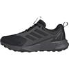 adidas Uomo Terrex Tracefinder 2 Trail Running Shoes, Core Black/Grey One/Semi Impact Orange, 41 1/3 EU