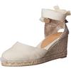 Castañer Carina/6/001 - Espadrillas Donna, Avorio (Ivory 203)