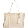 Geox Borsa D Nabona B da donna, pelle/argento, Einheitsgröße