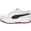PUMA Sneakers in Suede Rebound Femme Low da Donna 40, White Black Frosted Ivory