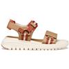 Geox D Flextride S C, Sandalo con zeppa Donna, Beige Brick, 41 EU