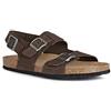 Geox U Sandal Ghita Sandali Uomo Caffè Scuro 46 EU