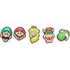 Crocs Decorazione scarpe Jibbitz 5 pezzi, Personalizza con Jibbitz per Crocs Super Mario One-Size