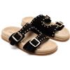 GIOSEPPO Stella, Sandali piatti donna, nero, 36 EU, Nero, 36 EU