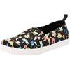 TOMS Boy's Classic Alpargata Loafer Flat, Black Glow in The Dark Bugs, 34 EU