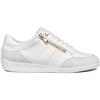 Geox Scarpe da Ginnastica da Donna D Myria B, Bianco, 35 EU, Bianco, 35 EU