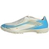 adidas Unisex - Adulto F50 Messi League Turf Football Shoes, Ivory/Semi Blue Burst/Icey Blue, 44 2/3 EU