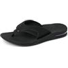 ReefFANNING - Infradito Uomo, Nero (tutto nero), 39 EU