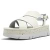 Camper Oruga Up K201399, Sandalo Donna, Natura bianca 006, 38 EU