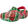 Crocs Unisex Bambino Baya Holiday Plaid Clog K Sabot, Kelly Green, 38/39 EU