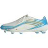 adidas Unisex - Adulto F50 Messi League Firm Ground Football Boots Shoes, Ivory/Semi Blue Burst/Icey Blue, 42 EU
