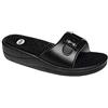 Dr.Scholl's SHOES Scholl New Massage, Sandal Donna, Nero, 39 EU