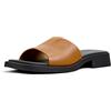 Camper Dana K201485, Sandali piatti Donna, Marrone medio 005, 35 EU