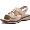ARA Hawaii, Sandali Donna, Beach Whisky Argento Platino, 43 EU
