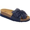 Scholl Bowy, Slide Sandal Donna, Blu Scuro, 39 EU