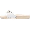 Dr. Scholl's Scholl Donna PESCURA Piatto Sandalo, 40 EU, bianco, 40 EU