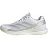 adidas Donna Crazyquick Boost Padel Shoes, Ftwr White/Silver Met./Zero Met., 38 2/3 EU