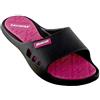 Mosconi Olympic - Sandali sportivi da donna, Nero fucsia, 37 EU