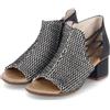Rieker 64697, Sandali Donna, Nero Combinato, 42 EU