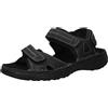 camel active Sandalo da uomo 58TRA01-400100, nero, 42 EU