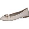 CAPRICE Ballerine da donna in pelle, giallo (VANILLA SOFTN.), 42 EU