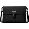 Calvin Klein Nyl LV04D1222G Crossover - Custodia per computer portatile da uomo, con tracolla, taglia unica, colore: Nero