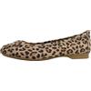 Jana ballerine da donna con fiocco vegane, Multicolore (Leopard), 36 EU