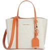 Geox D Nabona A, Borsa Donna, Beige/Arancio, Taglia Unica