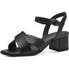 Jana Sandali da donna con tacco Festivi Vegan, Nero (Black Uni), 36 EU