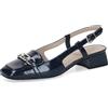 CAPRICE décolleté da Donna in Pelle, Blu (Ocean Naplak), 37 EU