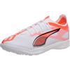 Puma Ultra 5 Match TT, Scarpe da Calcio Unisex - Adulto, Puma White Puma Black Glowing Red, 45 EU