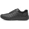 Hush Puppies Jezza 2 Senior Scarpe Nere Stringate in Pelle per Ragazzi - EUR 39