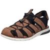 Rieker 25246, Sandali Uomo, Nero, 42 EU