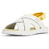 Camper Oruga Sandal K800430, Sandali piatti Bambine e ragazze, Natura bianca 011, 32 EU