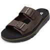 Camper Oruga Sandal K100286, Sandali piatti Uomo, Marrone scuro 004, 44 EU