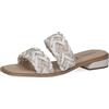 CAPRICE Mules da donna Glitter Eleganti, Bianco (White Softnap.), 41 EU