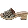 MARCO TOZZI sandalo da donna morbido plantare Feel Me vegano fodera interna morbida elegante, nero (BLACK COMB), 40 EU