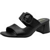 Tamaris Piattaforma da Donna Comfort Mule Heel, Nappa Nera, 38 EU