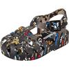 melissa Mini Possession Print + Mickey And Friends BB, Sandali Bassi, Nero, 24 EU