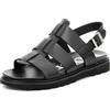 Kickers Neosinead, Sandali Bassi Donna, Nero, 38 EU