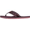 Tommy Hilfiger Uomo Infradito Beach Sandal Fascetta Ampia, Rosso (Deep Burgundy), 41