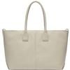 Liebeskind Berlin - Borsa shopper da donna Chelsea Shopper M, in pelle, con scomparti generosi, Latte