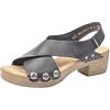 Rieker V6888 Donna Sandali a punta chiusa, Nero (Black 00), 36 EU