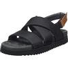 Tommy Hilfiger Sandali Uomo Mix Strappy Estivi, Nero (Black), 44 EU