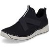 Rieker 51556, Mocassino Donna, Blu 14, 36 EU